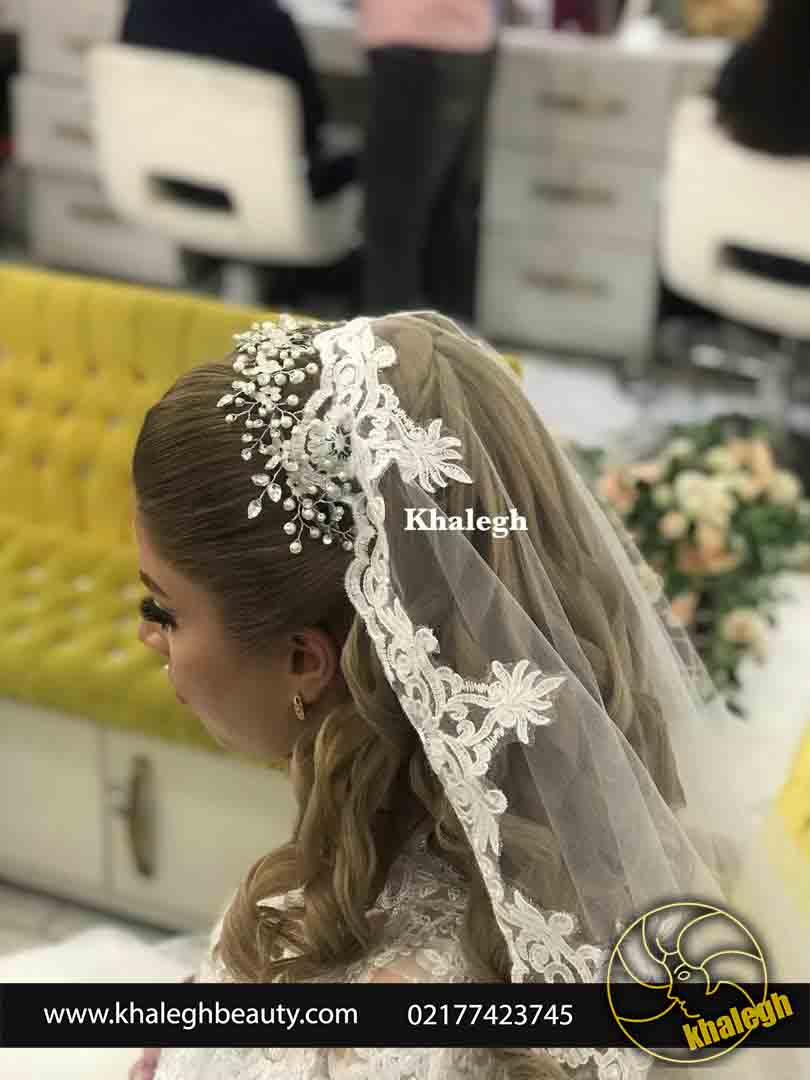 مدل شینیون عروس باز
